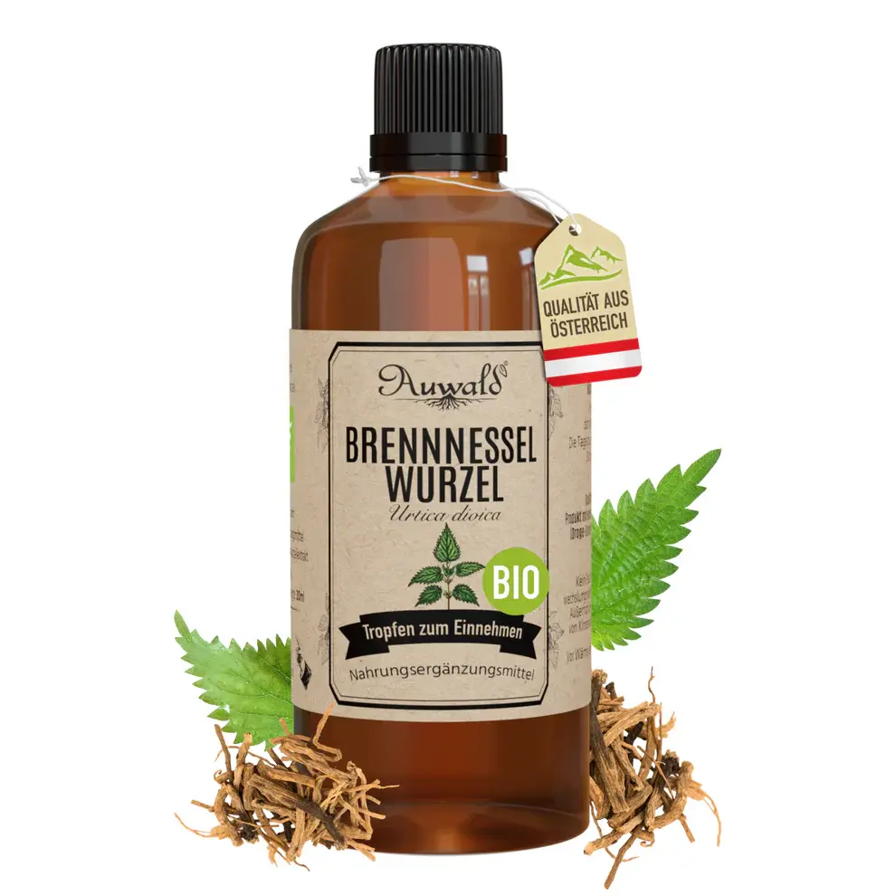 Auwald Brennnesselwurzel Tropfen BIO 100ml (Tinktur, Essenz, Auszug, Extrakt)