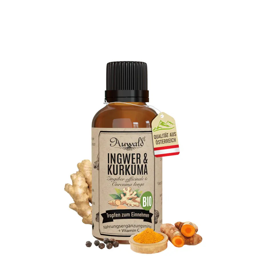 Ingwer & Kurkuma Tinktur BIO 30ml (Ingwer Extrakt)